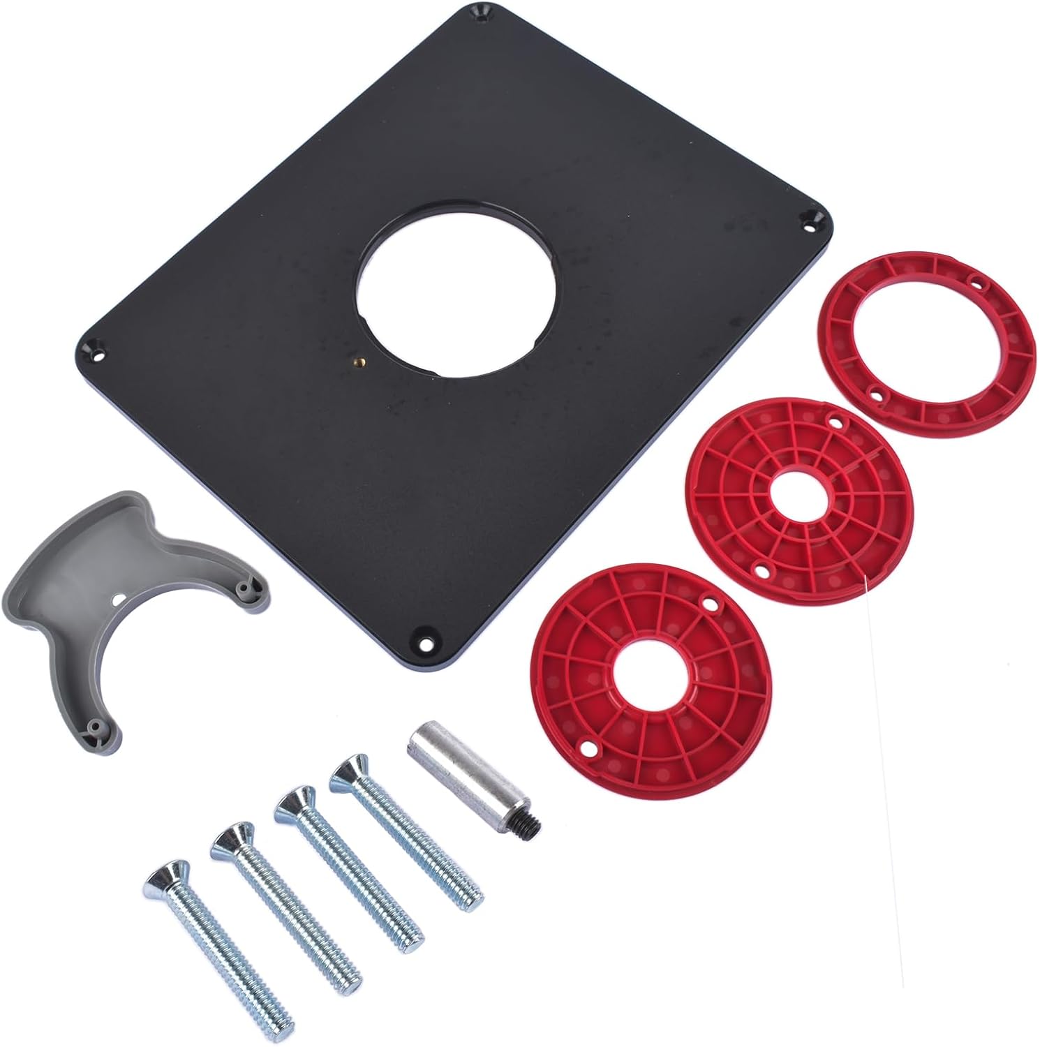 PRS4038 Precision Router Table Insert Plate with Level-Loc Rings (Undrilled)