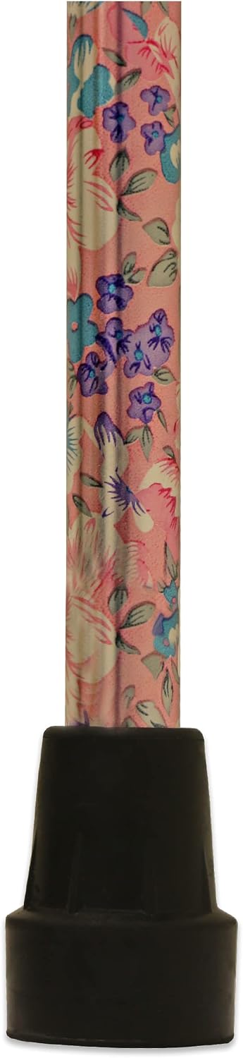 PCP Adjustable Cane, Offset Handle, Foam Grip, Wrist Strap, Lightweight Aluminum, Hunter Camouflage Pattern