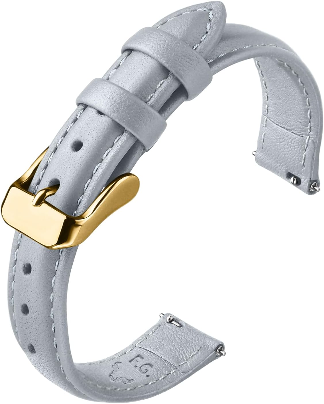 Fullmosa 22mm Quick Release Leather Watch Band for Garmin Samsung Galaxy | Strap for Garmin Vivoactive 4 45mm,Garmin Venu 4(45mm)/Venu 3/Venu 2,Samsung Galaxy Women Men, Red&Silver Buckle
