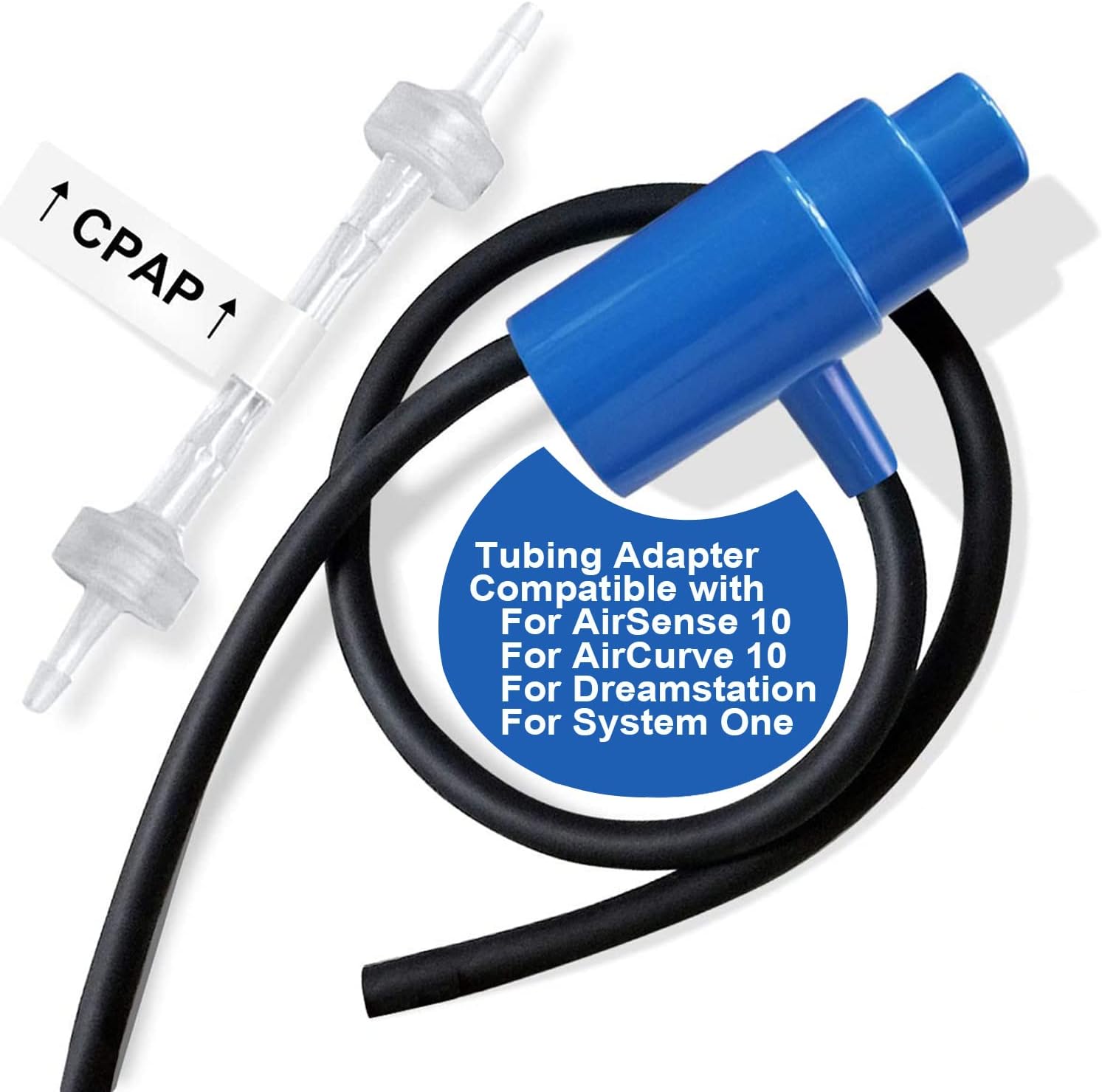 Medihealer Tubing Adapter -Tubing Adapter Compatible with AirSense 10 & for AirCurve 10 Series,for System One Series, for S9/S10 Series Machines