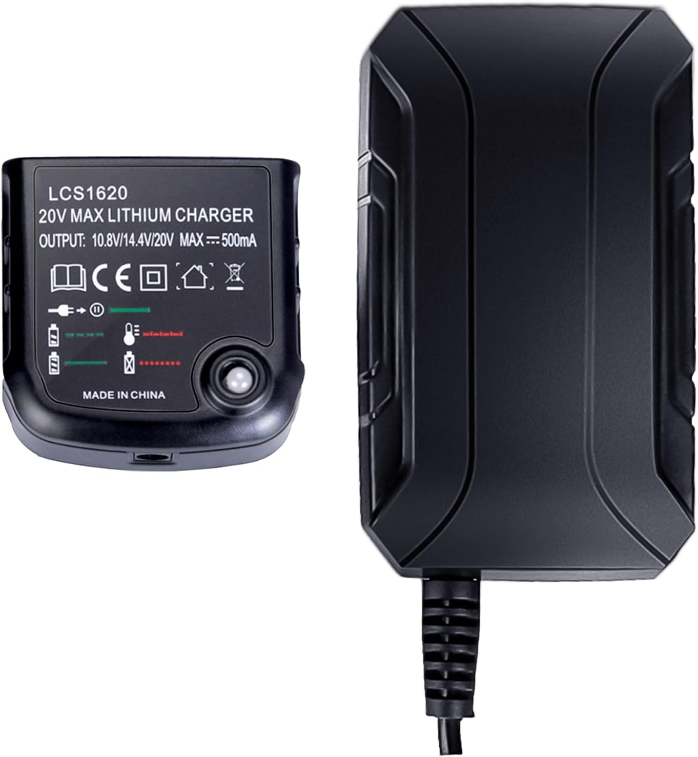 20 Volt LithiumIon Battery Charger LCS1620 for Black & Decker for Porter Cable for STANLEYBattery 12V 14.4V 18V 20 Volt Batteries LBXR20 LCS1620B