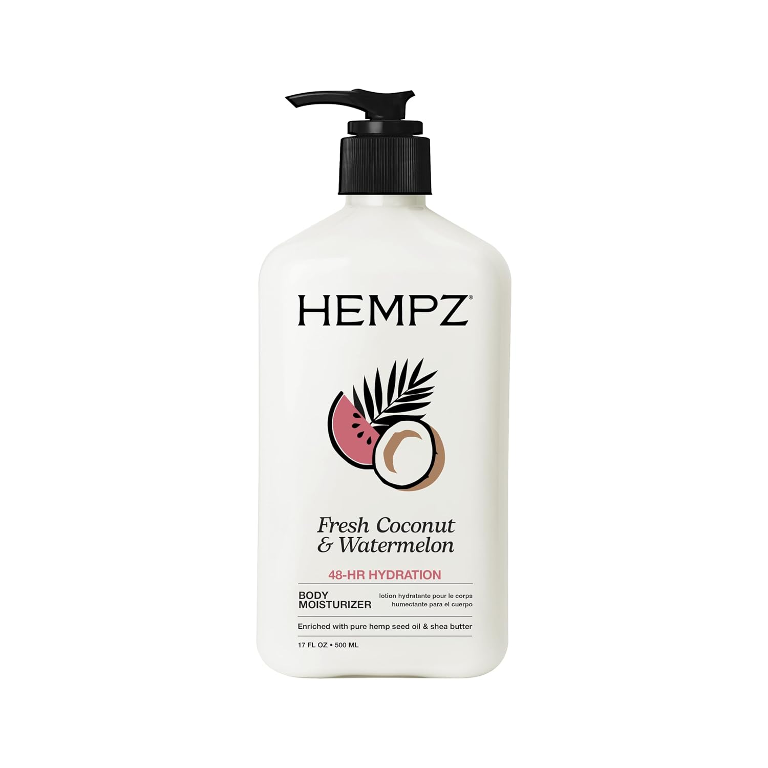 HEMPZ Body Lotion - Sweet Pineapple and Honey Melon - Daily Moisturizing Cream - 17oz