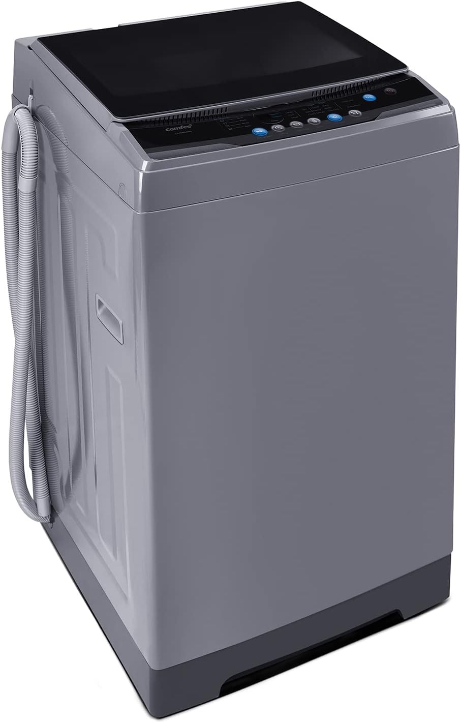 COMFEE’ 1.6 Cu.ft Portable Washing Machine, 11lbs Capacity Fully Automatic Compact Washer with Wheels, 6 Wash Programs Laundry Drain Pump