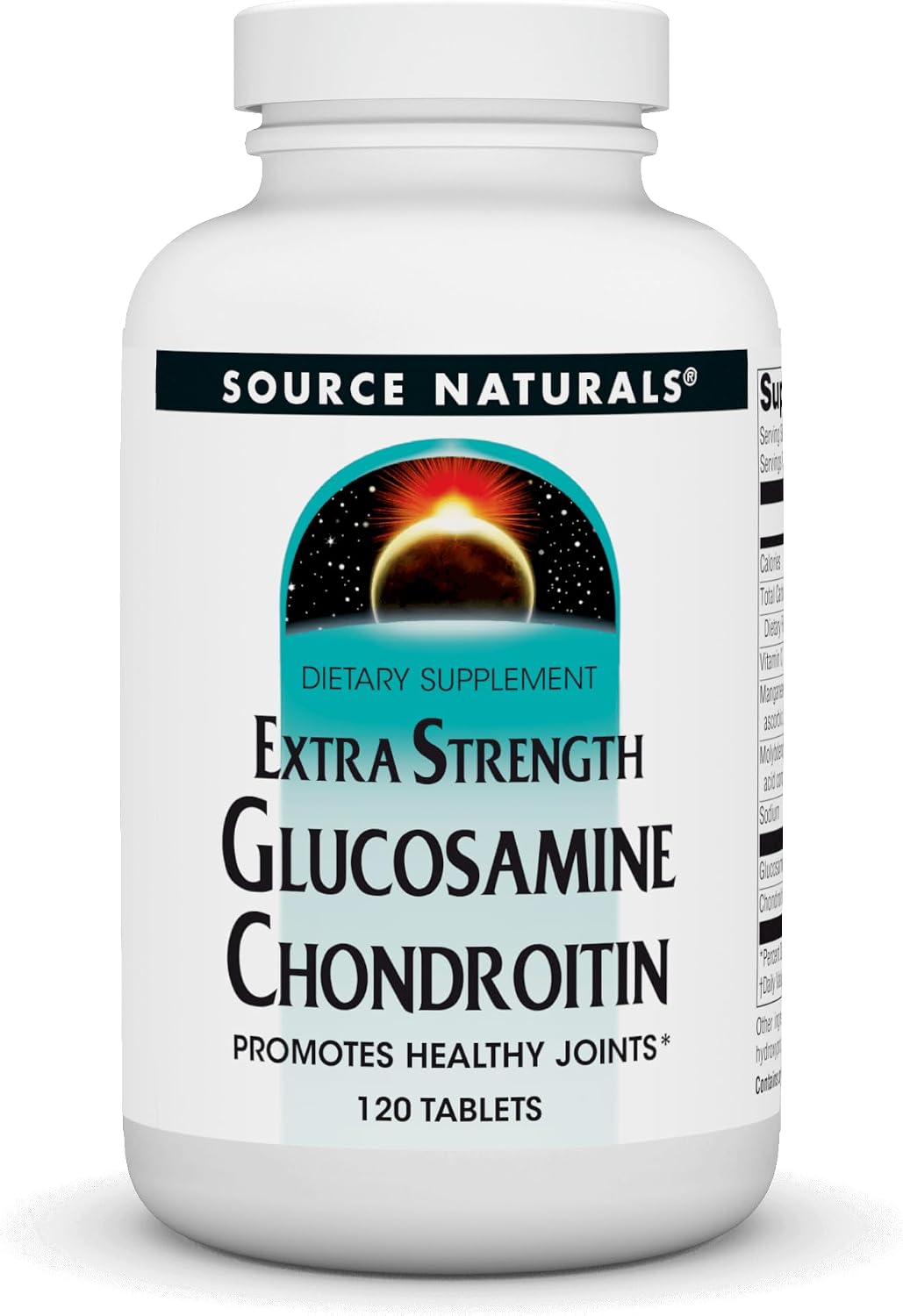Source Naturals Extra Strength Glucosamine Chondroitin, 120 Tablets | Promotes Healthy Joints*