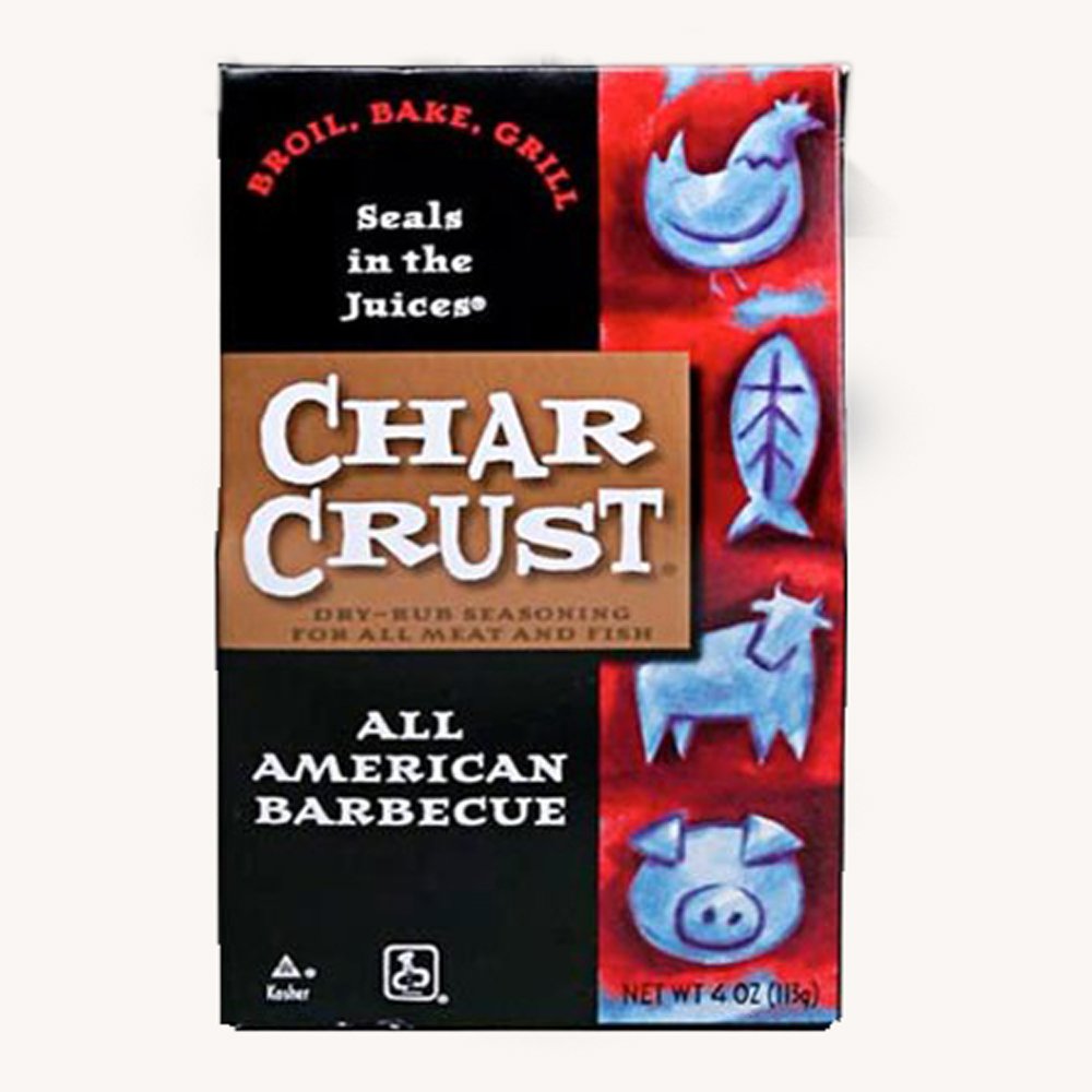 Char Crust Dry-Rub Seasoning - Kosher, [CRC] Parve (All American Barbecue) (5 pack)