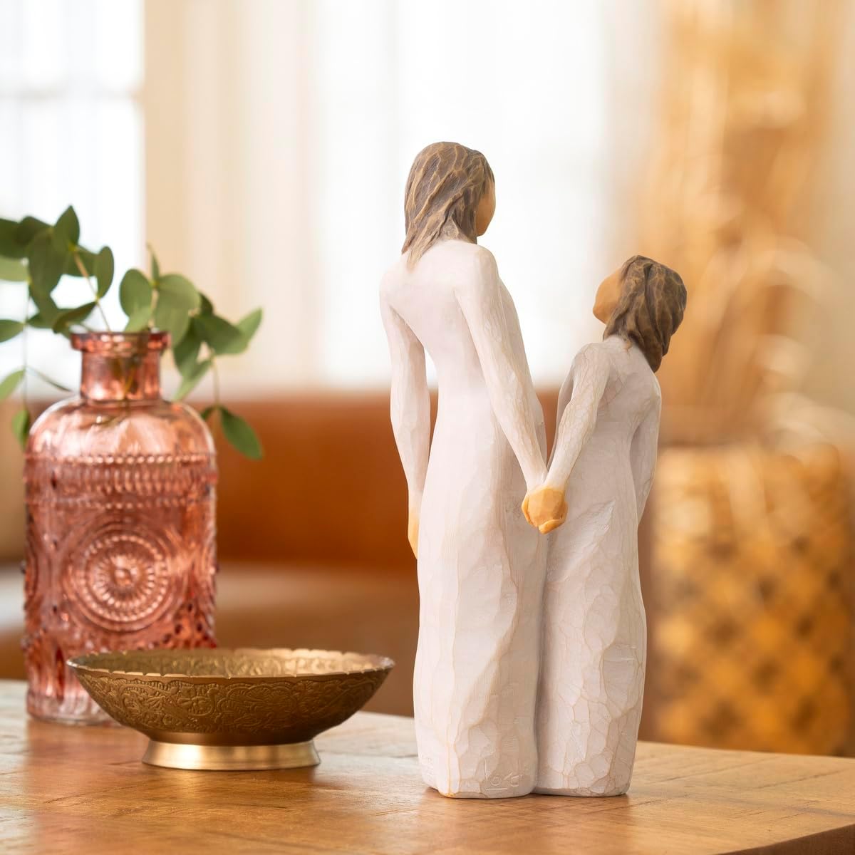 Willow Tree Close to me, Apart or Together, Always Close to me, Expresses Loving Relationships Between Mother and Daughter, Sisters or Friendships, Sculpted Hand-Painted Figure | Cast from a Susan Lordi Original Carving, Celebrates Extended Family Bonds,…