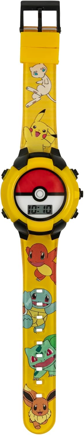 Accutime Kids Pokemon Digital LCD Quartz Watch for Boys, Girls, and Adults All Ages
