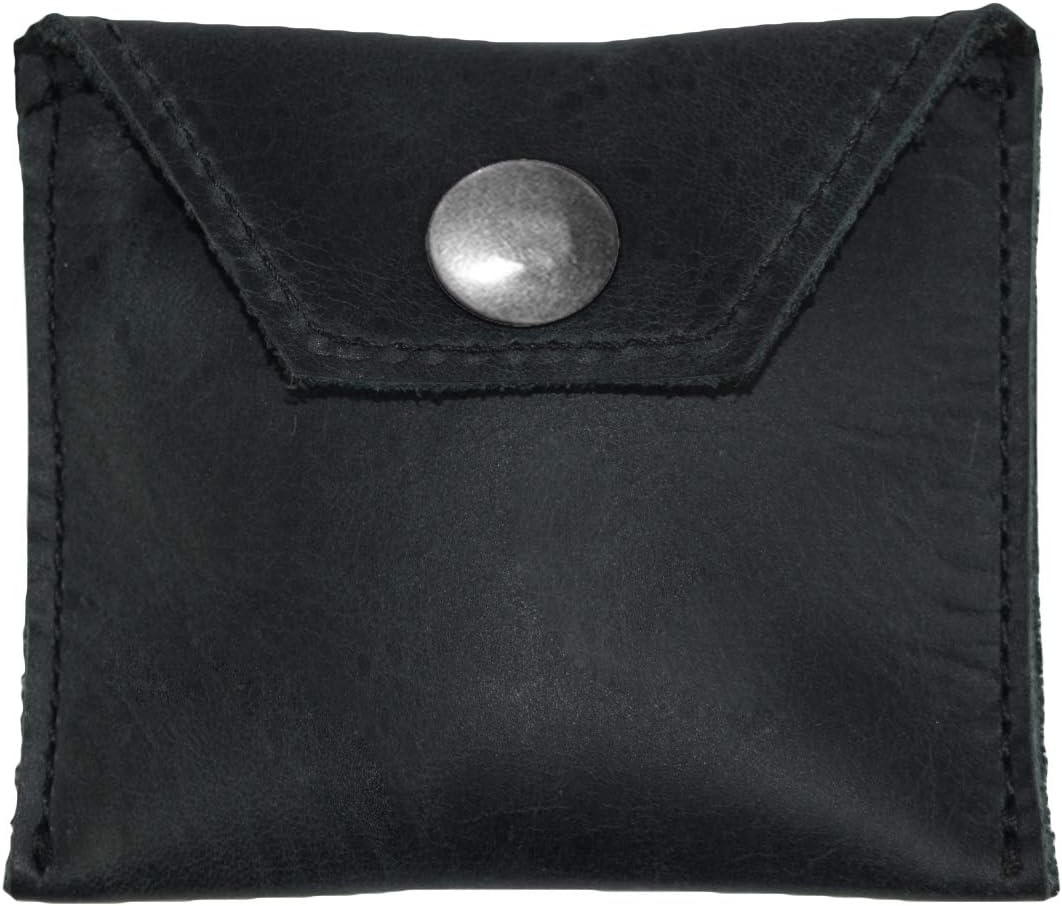 Hide & Drink, Rustic Leather Tampon Case, Condom Holder Pouch, Secret Stash Handmade :: Bourbon Brown