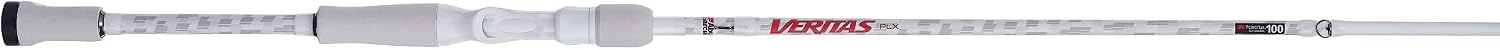Abu Garcia Veritas Casting BFS Fishing Rod, Balanced and Lightweight Rod, Powerlux 100 Construction, Custom Ergonomic Reel Seat
