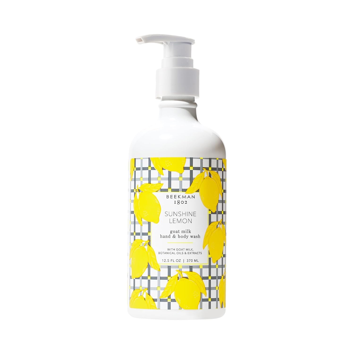 Beekman 1802 Goat Milk Hand Soap, Fragrance Free, 12.5 fl oz | Moisturizing Body Wash & Liquid Hand Soap for Sensitive Skin, Hand & Body Wash, Natural Soap with Goat Milk & Aloe