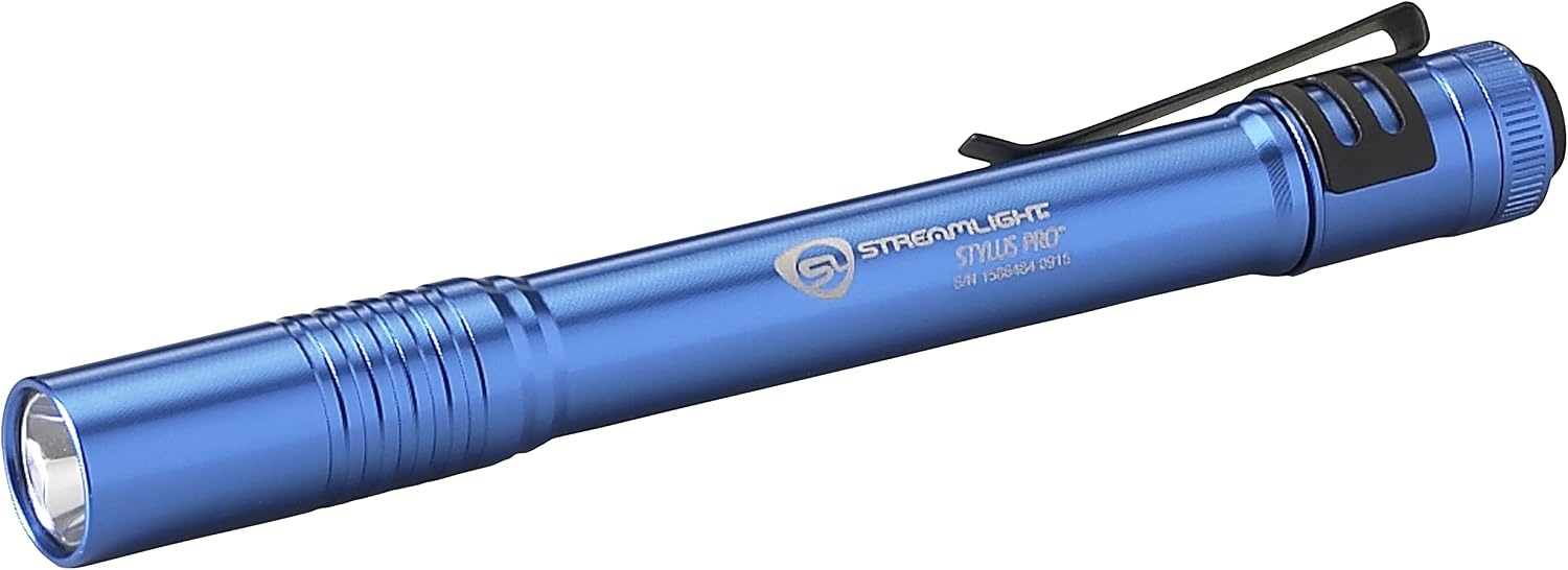 Streamlight 66149 Stylus Pro UV LED Penlight with Holster, Black