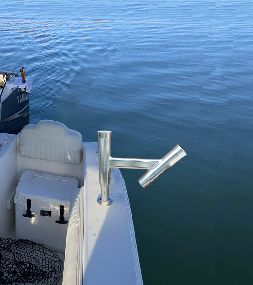 Brocraft Aluminum Rod Rigger/Boat Trolling Rod Holder & Fishing Outrigger Spreader for Multiple Rods