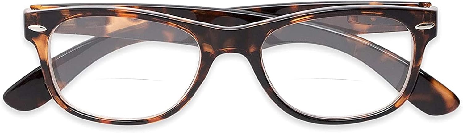 The Buddy Bifocal Readers + 1.50 Tortoise/Amber Lens