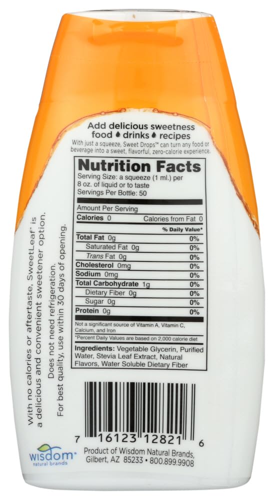 SweetLeaf Sweetener Sweet Drops Caramel Liquid Stevia Sweeteners 1.7 fl. oz. (a) - 2PC