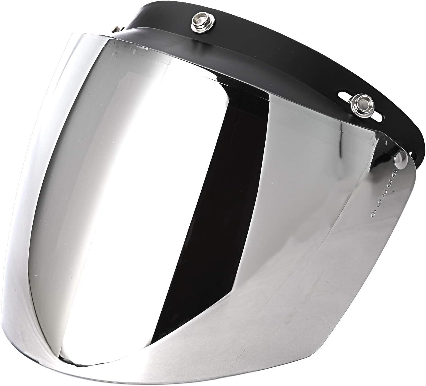 3-Snap Flip Shield Visor for Motorcycle Helmets (Clear)