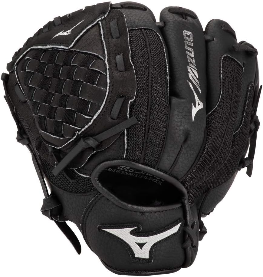 Mizuno Prospect PowerClose Youth Baseball Glove Series I V-Flex Notch I Parashock Palm Pad I Buttersoft Palm Liner