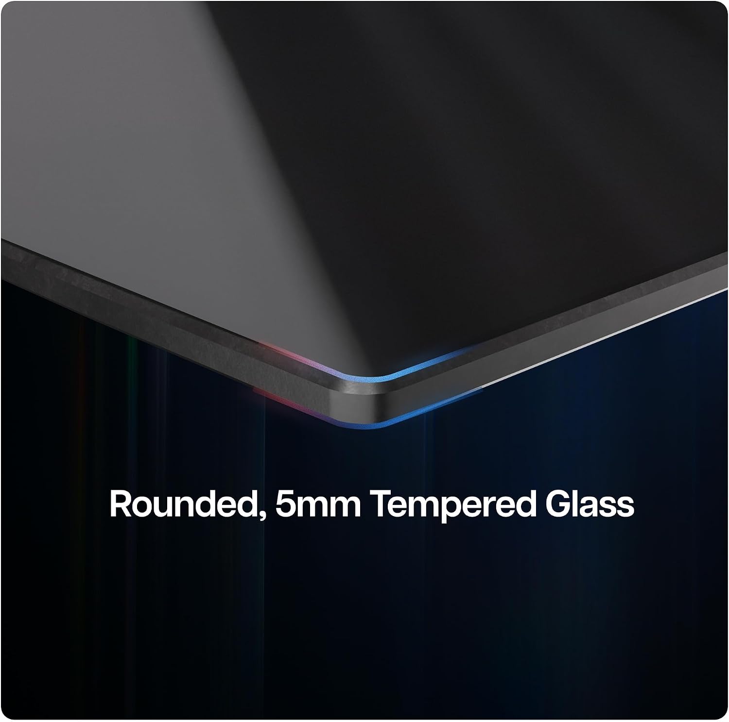 VIVO Floating Wall Mount Tempered Glass Shelf for DVD Player, Audio, Gaming System, Streaming Devices, Black, MOUNT-SF011