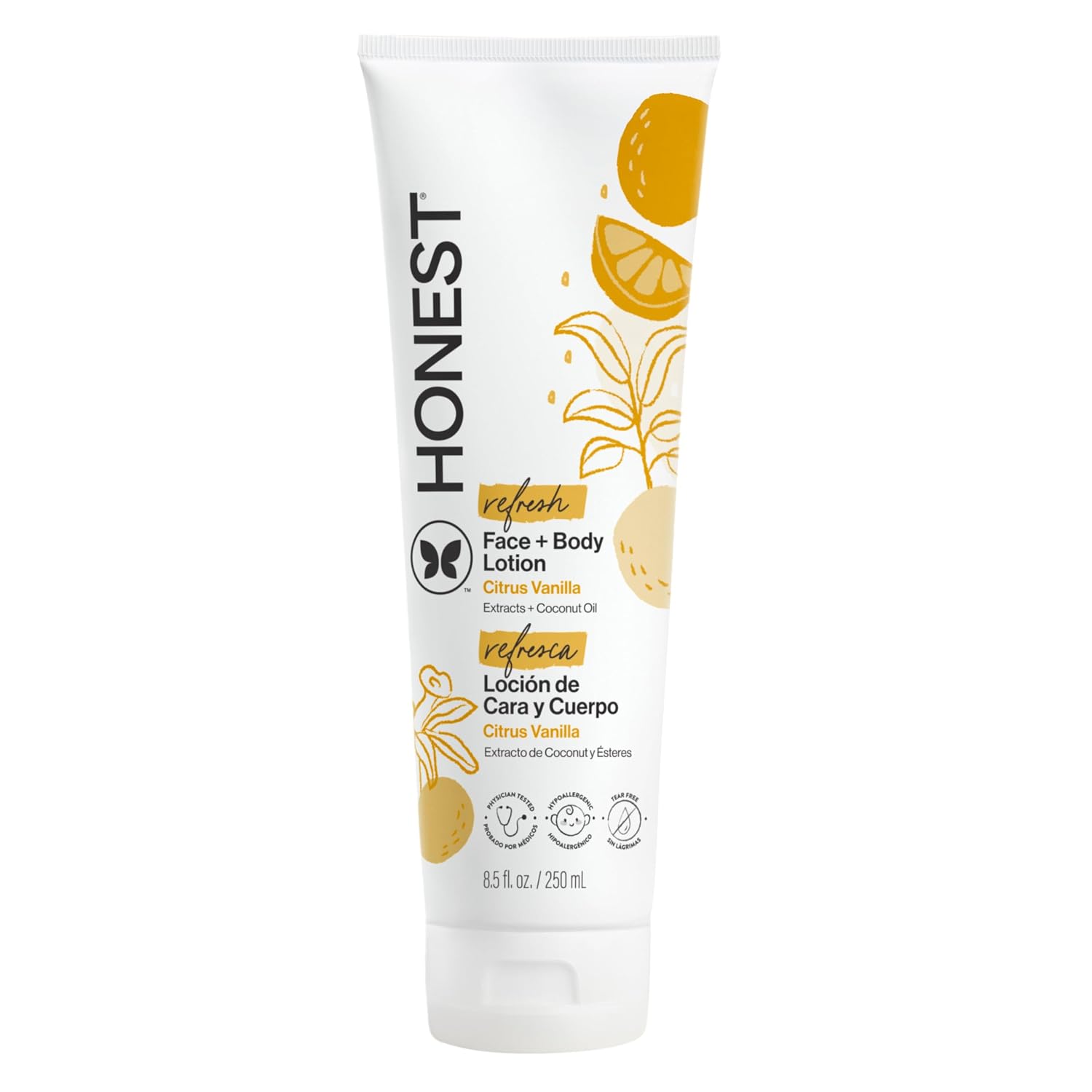 The Honest Company Face and Body Lotion, Fragrance-Free, 8.5 fl oz