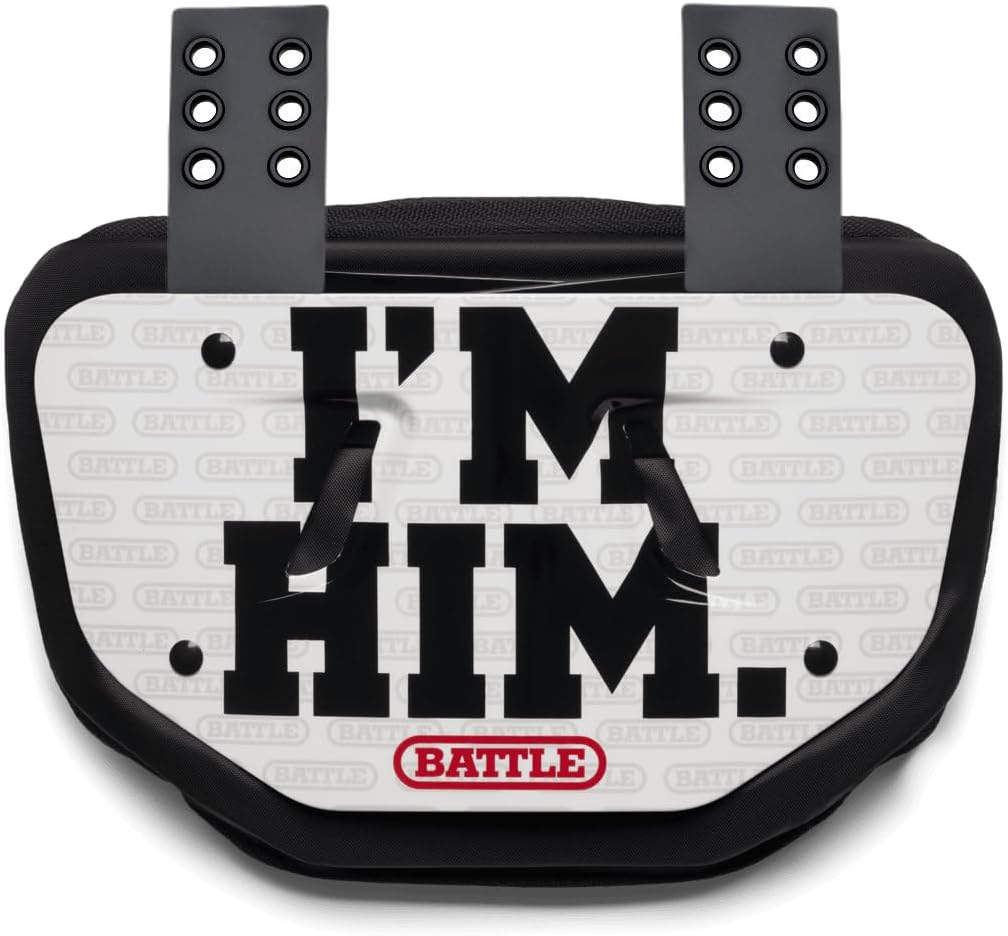 Battle Sports Novelty Football Back Plate, Kids, Adults