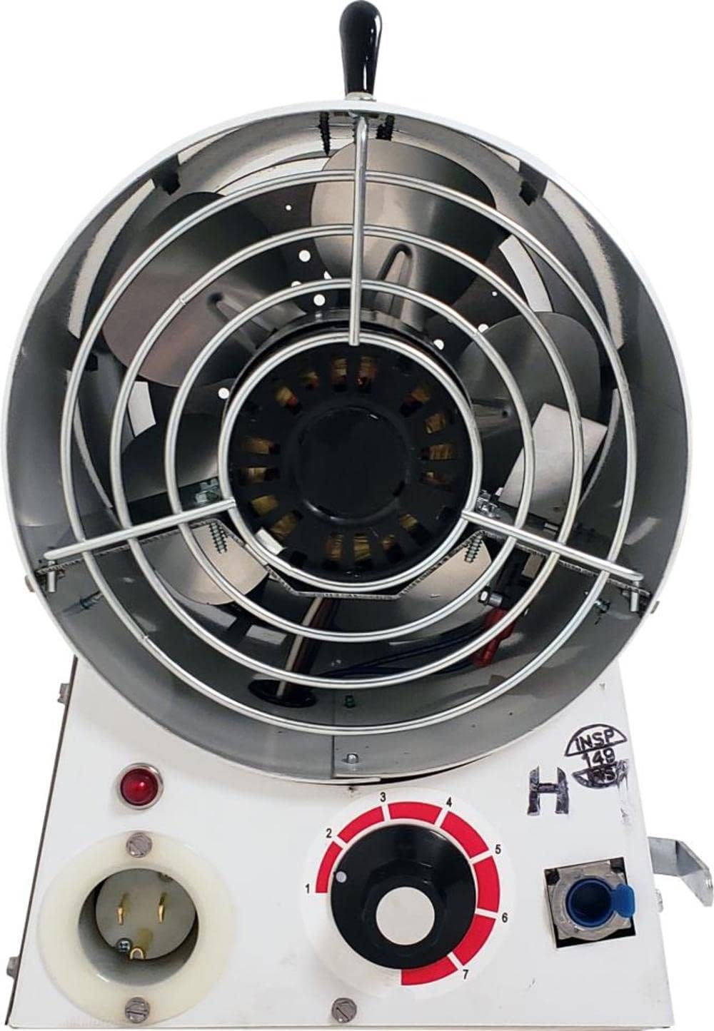 L.B. White Tradesman 170n Portable Forced Air Heater 125,000-170,000 BTUH, NG Portable Gas Heater for Industrial and Construction Sites