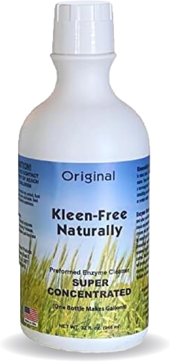 Naturally Preformed Enzyme Cleaner, Enzyme Solution, Multi-Purpose Cleaner, Laundry Additive and More - Concentrate - Original Scent - 128oz (1 Gallon)