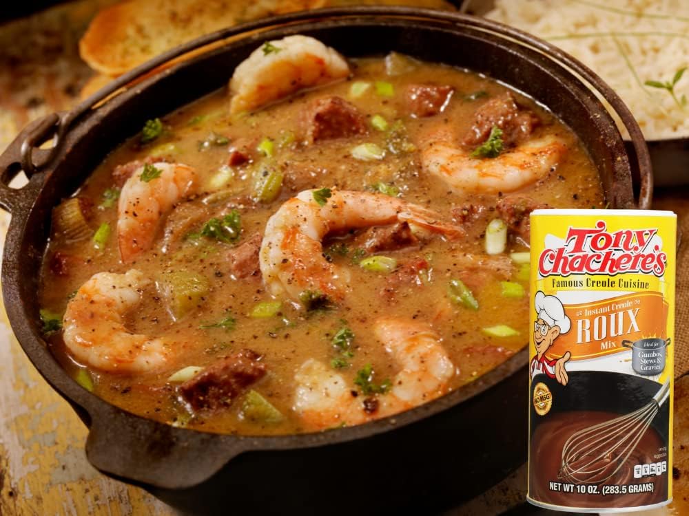 Tony Chachere Instant Gravy Mix, Creole, Roux, 3 Count