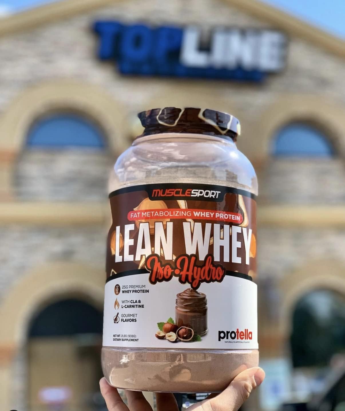 Musclesport Lean Whey Revolution™ Protein Powder - Whey Protein Isolate - Low Calorie, Low Carb, Low Fat