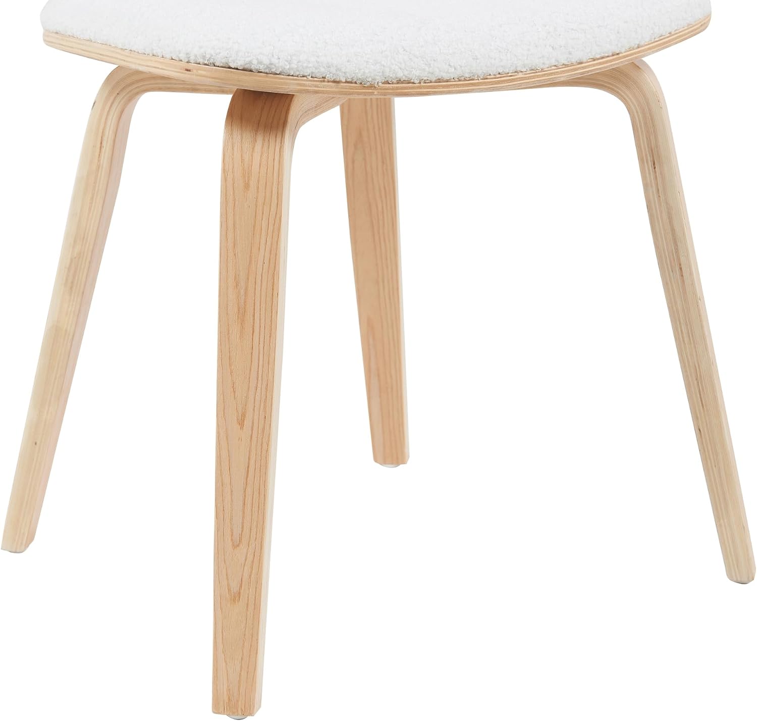 Armen Living Jaguar Dining Chair in Charcoal Fabric and Walnut Wood Finish,Charcoal/Walnut Finish 20D x 18W x 29H in