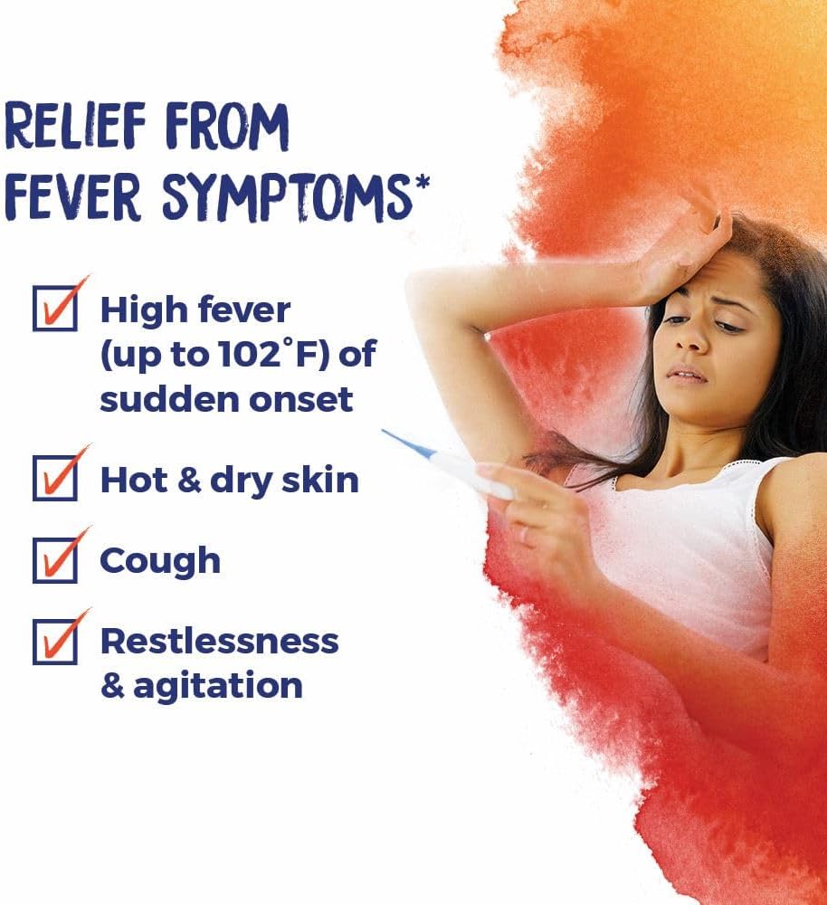 Boiron Aconitum Napellus 1M for High Fever of Sudden on Set with Dry Skin - 80 Pellets | Single-medicine homeopathic pellets for High Fever of