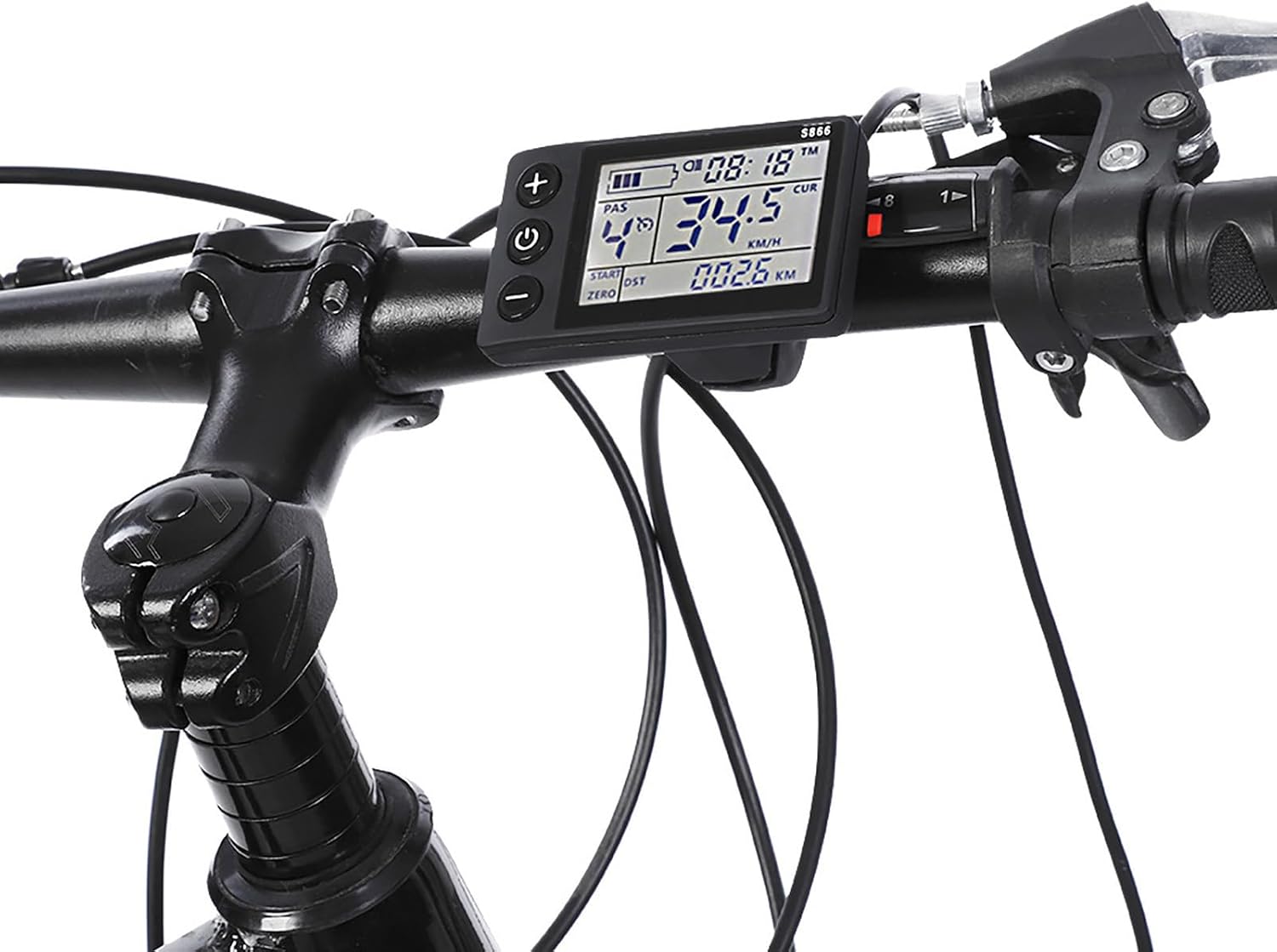 Electric Bike Motor Controller, LCD Display Brushless Motor Speed Controller 24V-36V Compatible for Commuters, Urban Cyclists, and Off-Road Riders