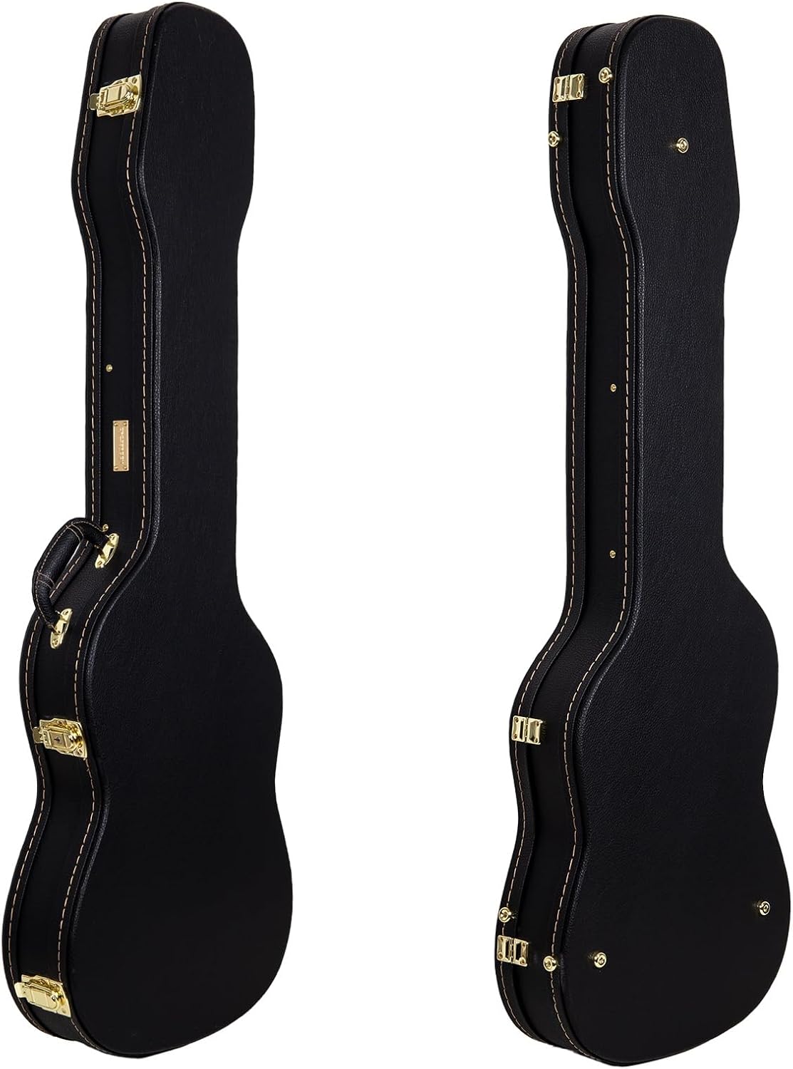 Crossrock Hardshell Arch Top wood case fits SG Electric Guitars-Black(CRW600SGBK)