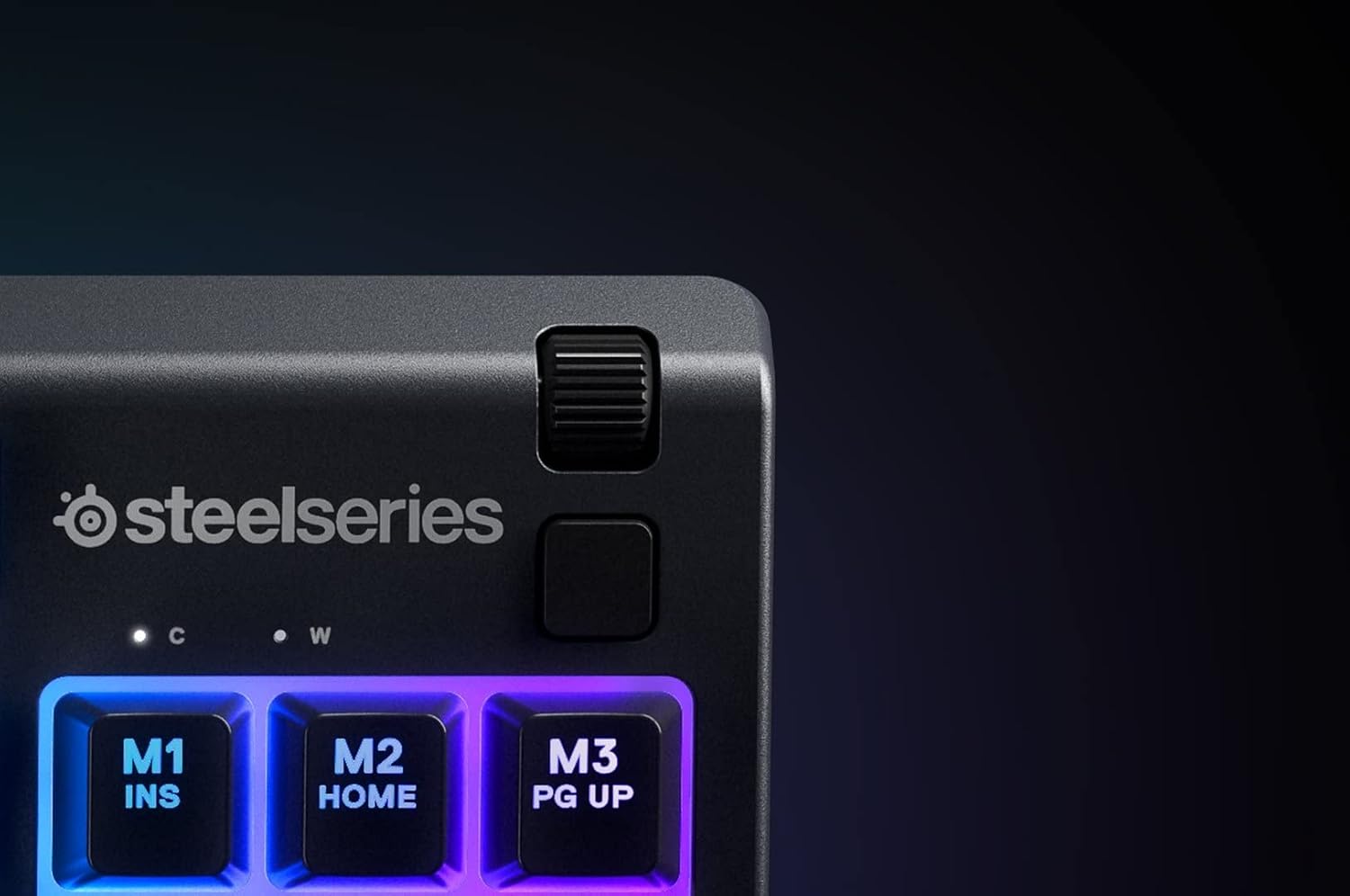 SteelSeries Apex 3 TKL RGB Gaming Keyboard – Tenkeyless Compact Form Factor - 8-Zone RGB Illumination – IP32 Water & Dust Resistant – Whisper