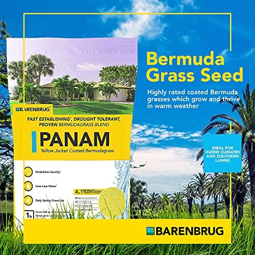 Barenbrug 25045 Bermudagrass Grass Seed for Sunny Areas and Humid Climates, 5 LB Bag