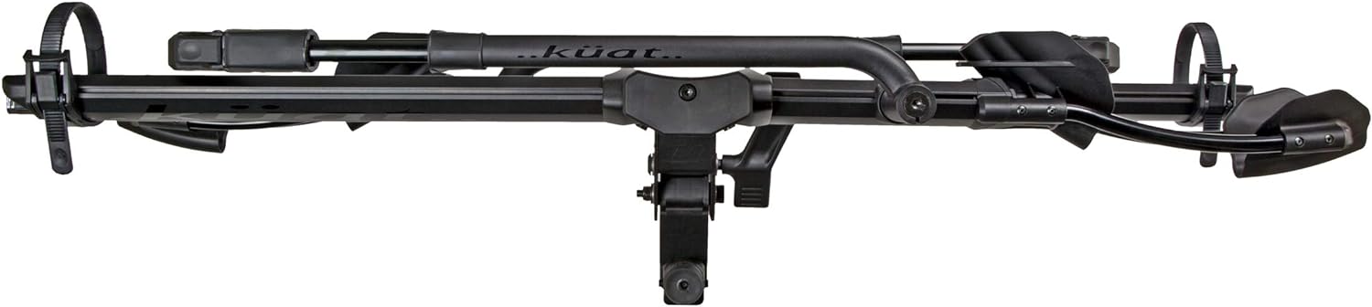 Kuat NV Base 2.0 Hitch-Mounted 2-Bike Rack | Mountain, Road, Gravel Bike, or E-Bike Compatible, No-Tool Install, Pivot System, All-Metal Robust Construction