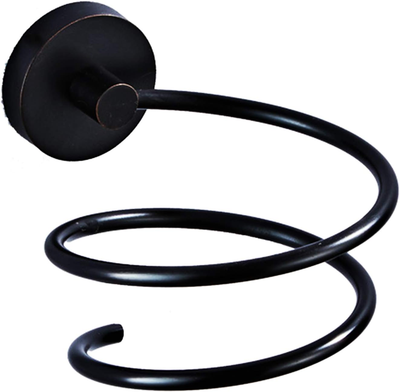Hair Dryer Holder Stainless Steel Chromed (Black)