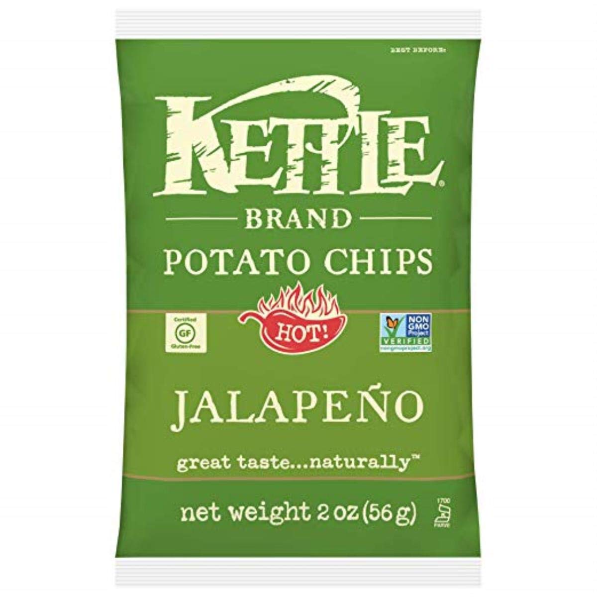 Kettle Foods Chip Potato Nat Jalapeno, 5 oz
