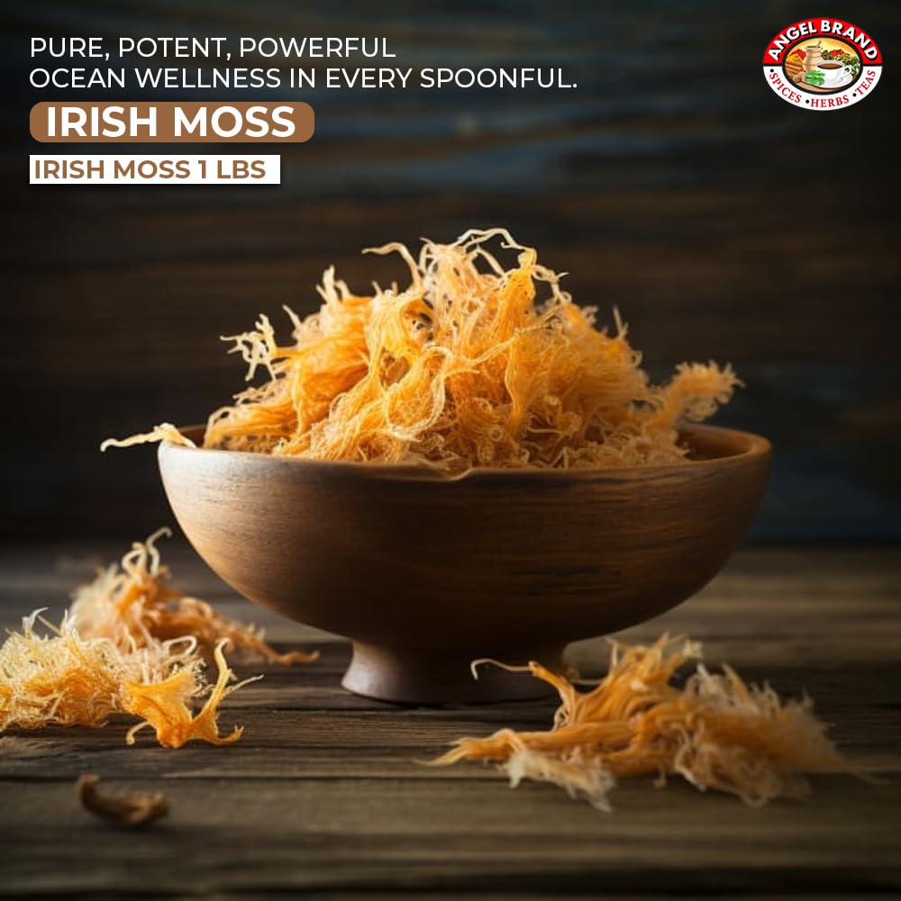 Irish Sea Moss Raw | 2 lbs | Pouch | For Smoothies and Soups