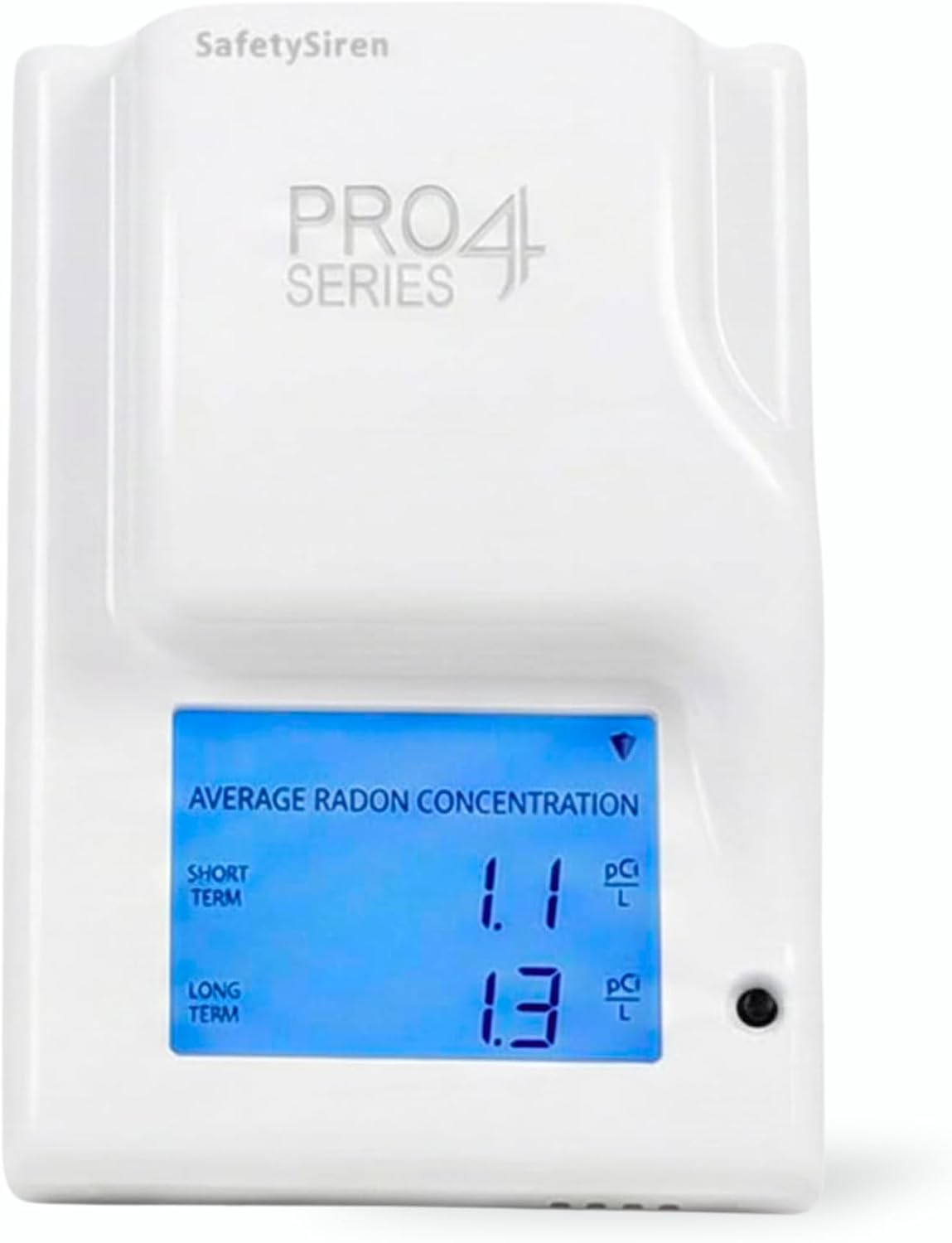 Safety Siren Pro Series 4 Plug-in Radon Detector for Home Basement