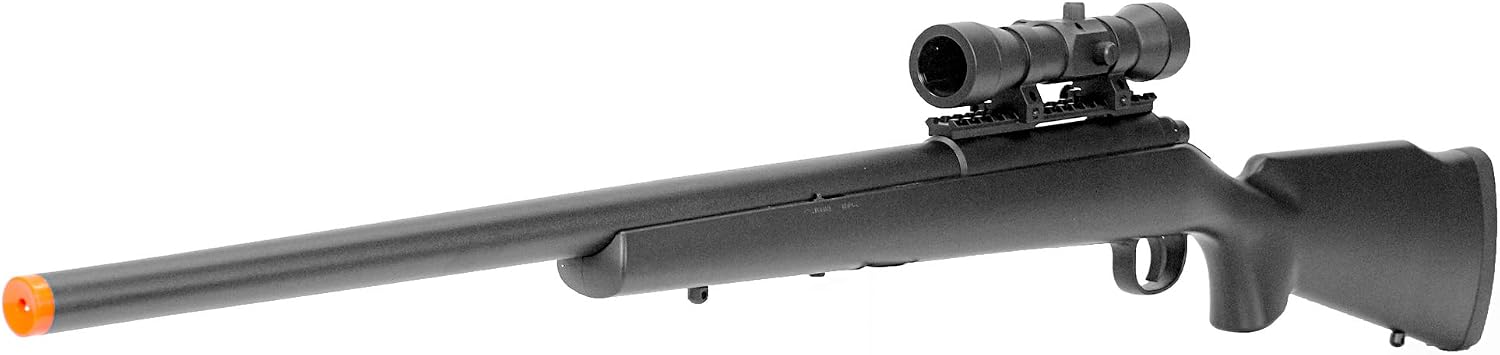 BBTac Airsoft Sniper Rifle M61 - Bolt Action Powerful Spring Airsoft Gun, Extreme Power Accurate Sniping with .20g 6mm BBS Ammo