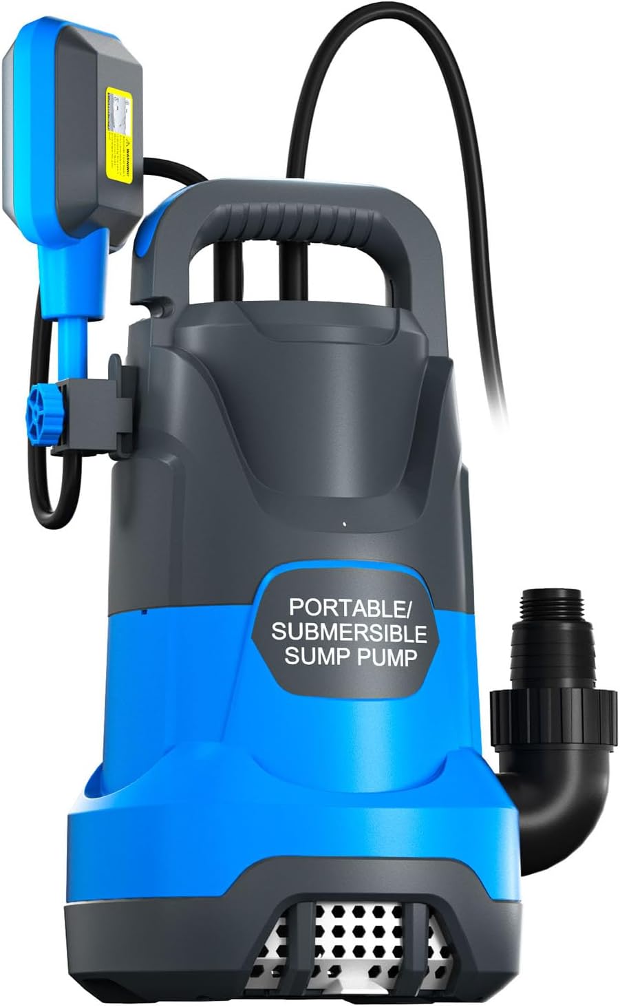 Submersible Water Automatic Sump Pump 1HP Clean/Dirty Water Removal Pump 4000PGH With Float Switch Electric Portable Transfer Water Pump for