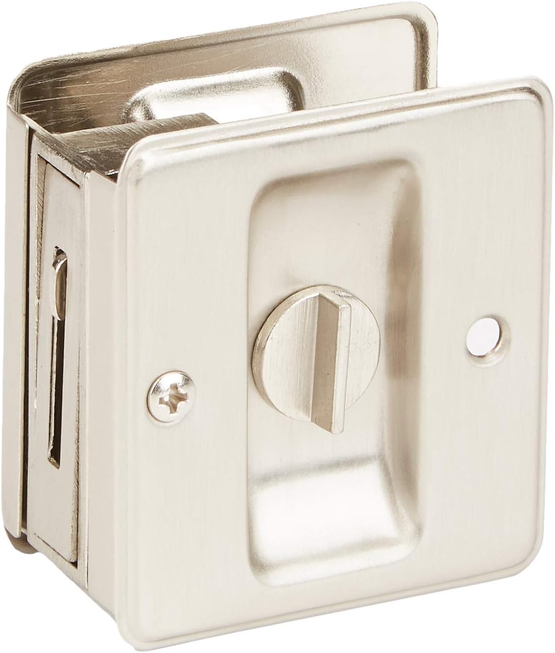 SCHLAGE LOCK CO SC991B-619 Sliding DR Lock, Satin Nickel