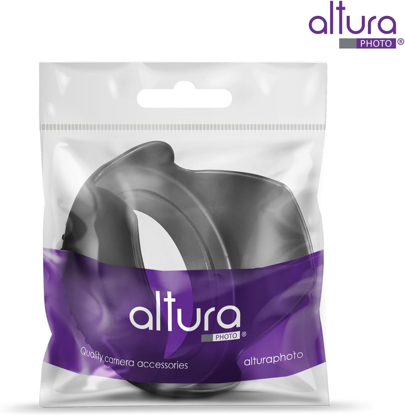 Altura Photo 58mm Camera Lens Hood for Canon Rebel T7, T6, EOS Accessories | Blocks Glare & Protects Your Lens from Bumps, Easy Snap-On Fit