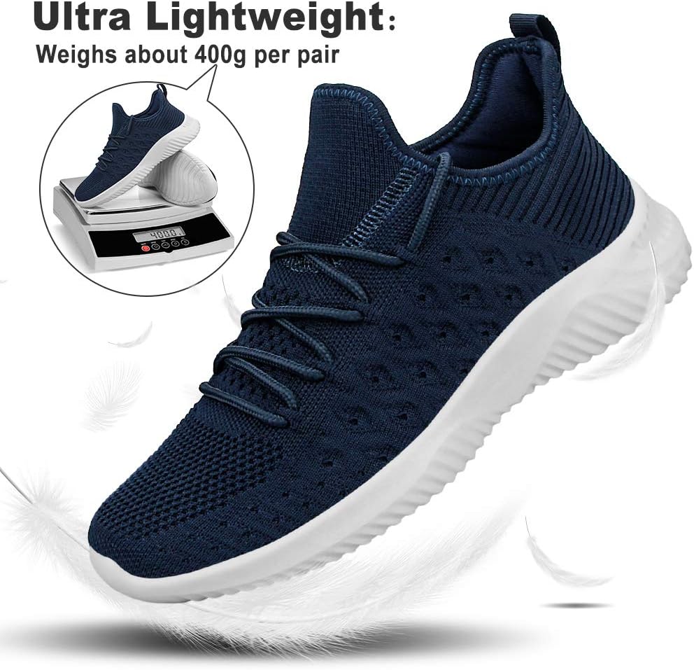 Feethit Mens Slip On Walking Shoes Mens Running Shoes Tennis Sneakers