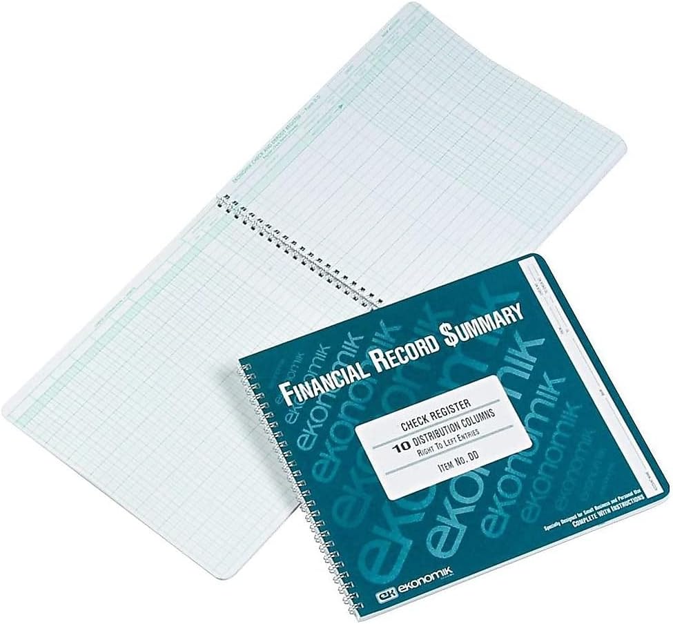 Ekonomik EKODD - Wirebound Check Register Accounting System