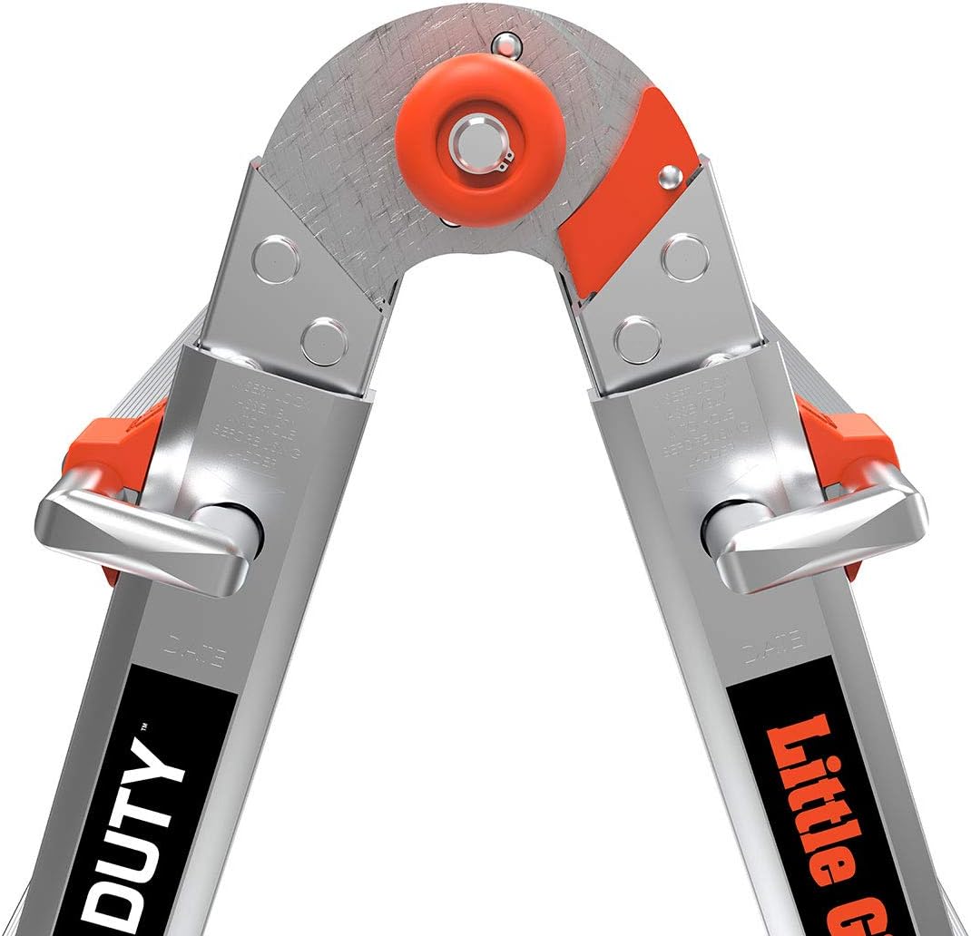 Little Giant Super Duty, 14 ft Multi-Position Ladder, 10401 | Aluminum Multi-Position Ladder, Type IAA 375 lbs. Weight Rating