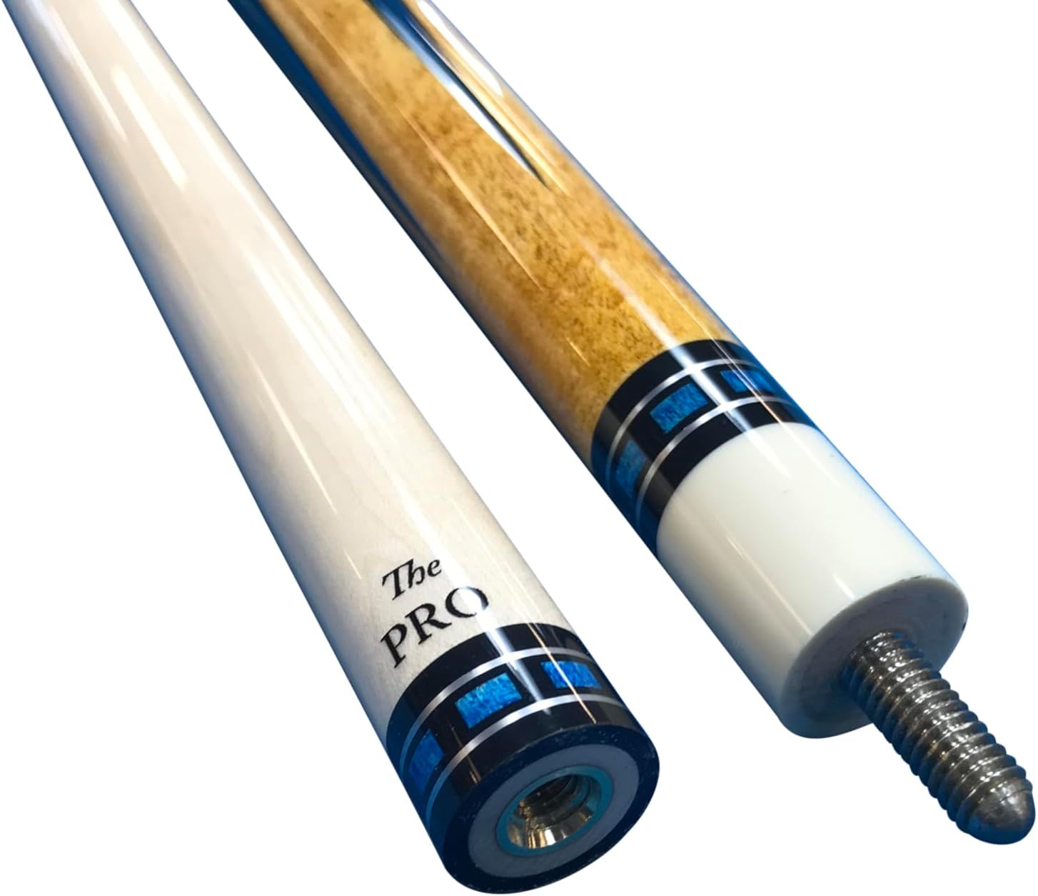 Meucci SB3-B Handcrafted Billiards Pool Cue Stick w/PRO Shaft - Blue + Hard CASE
