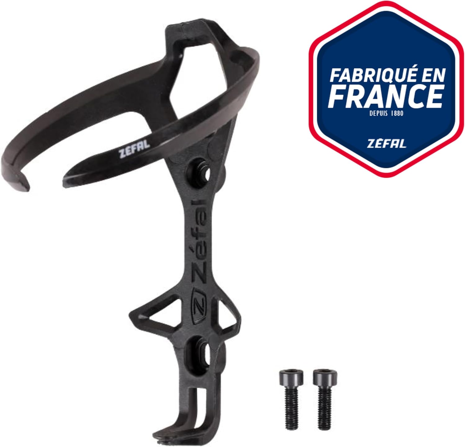 Zefal Pulse L2 Carbon Bottle Cage – Black – Ultralight 18 g Injected Carbon Fiber Design with Top-Load Access, Universal 72–76 mm Fit