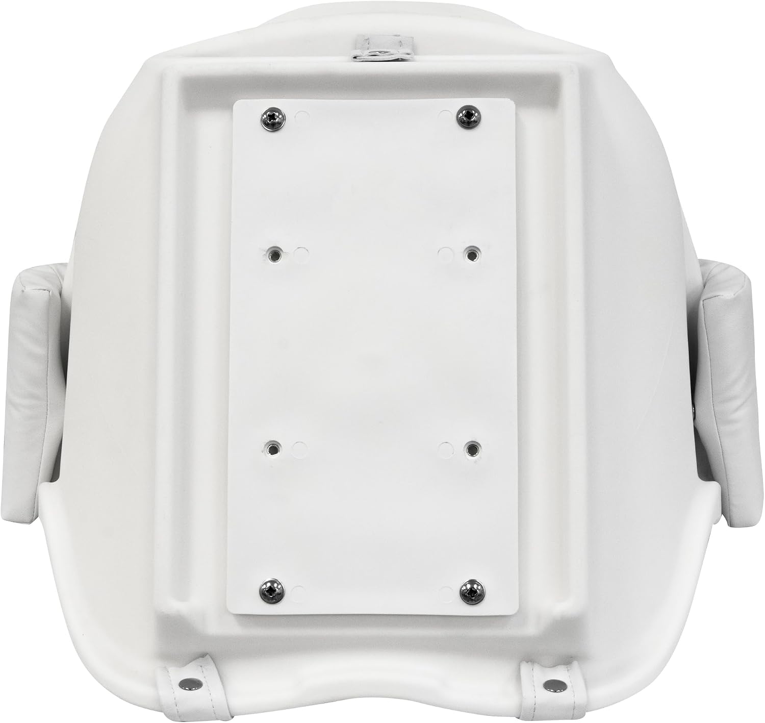 Wise 8WD007-3-710 Offshore Series Deluxe Pilot Chair Cushions with Armrests - White | Roto-molded marine plastic frame, 28 oz vinyl