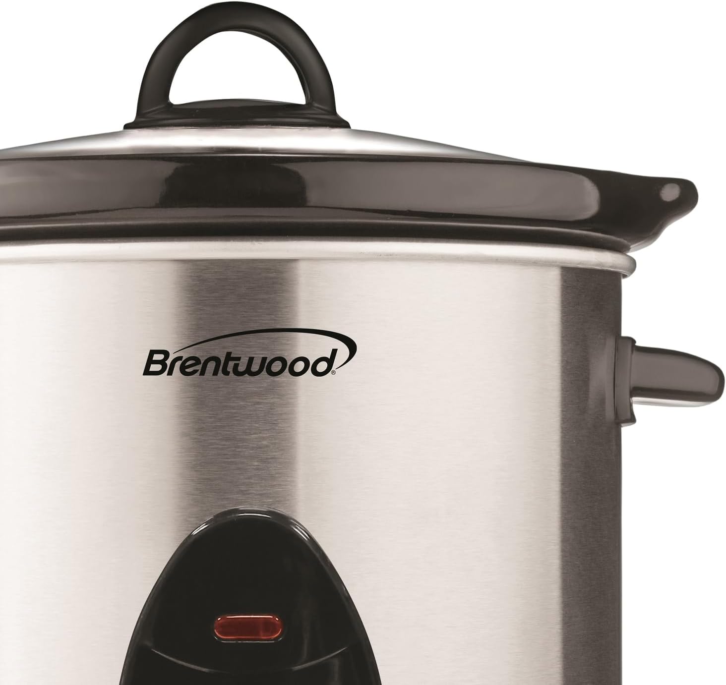 Brentwood SC-130S Slow Cooker Stainless Steel Body, 3-Quart