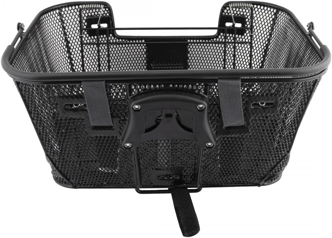 Axiom Pet Basket with Rack and Handlebar Mounts (Black)